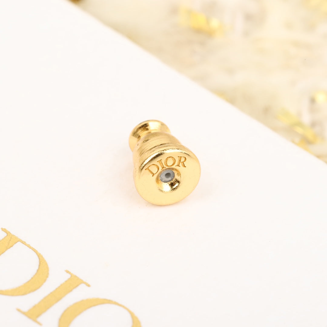 18K Petit Dior Tassel Earrings