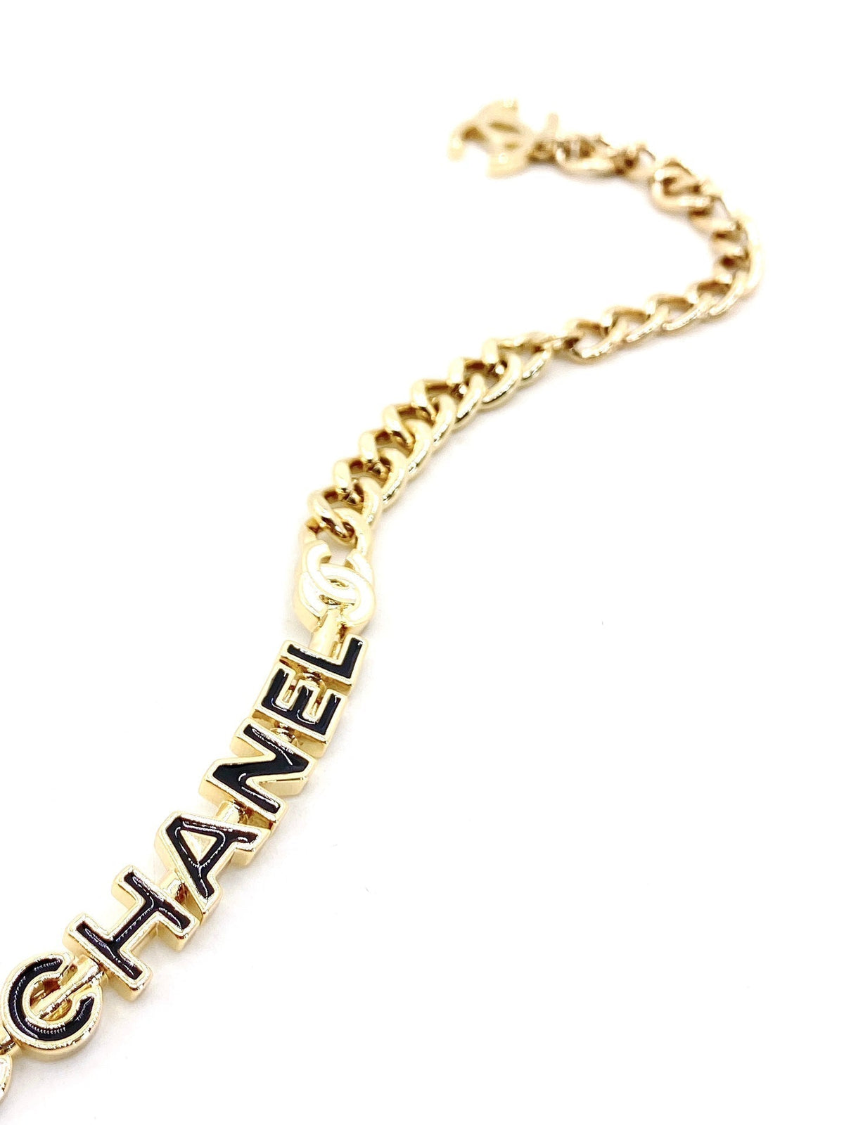 18K  Chanel Chain Choker Necklace