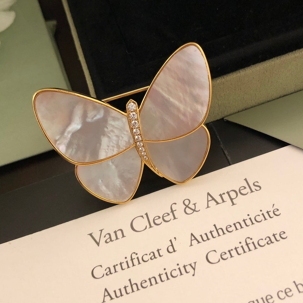 18K Butterfly Brooch