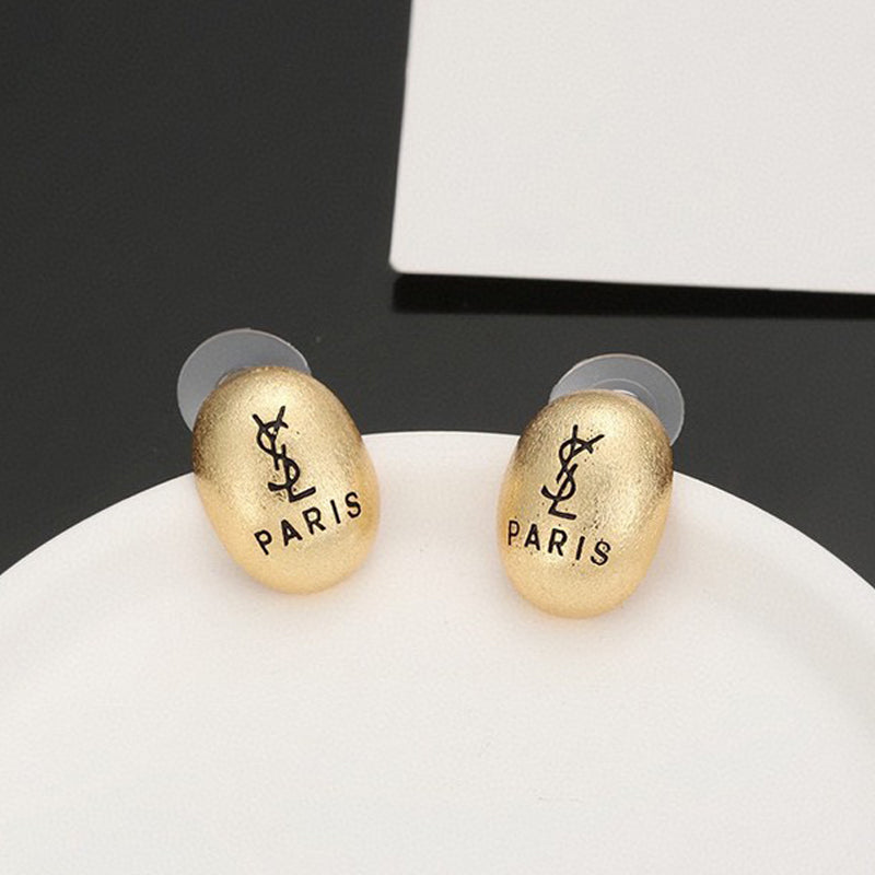 18K YSL Gold Earrings