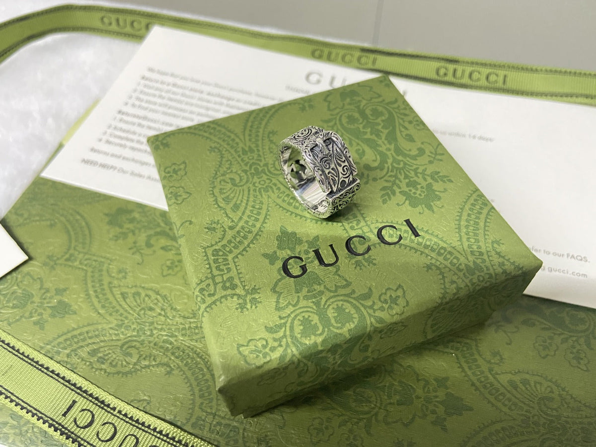 Double Gucci Garden Gatto Ring