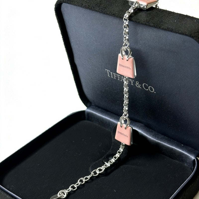 18K Return to Tiffany Pink Bag Bracelet