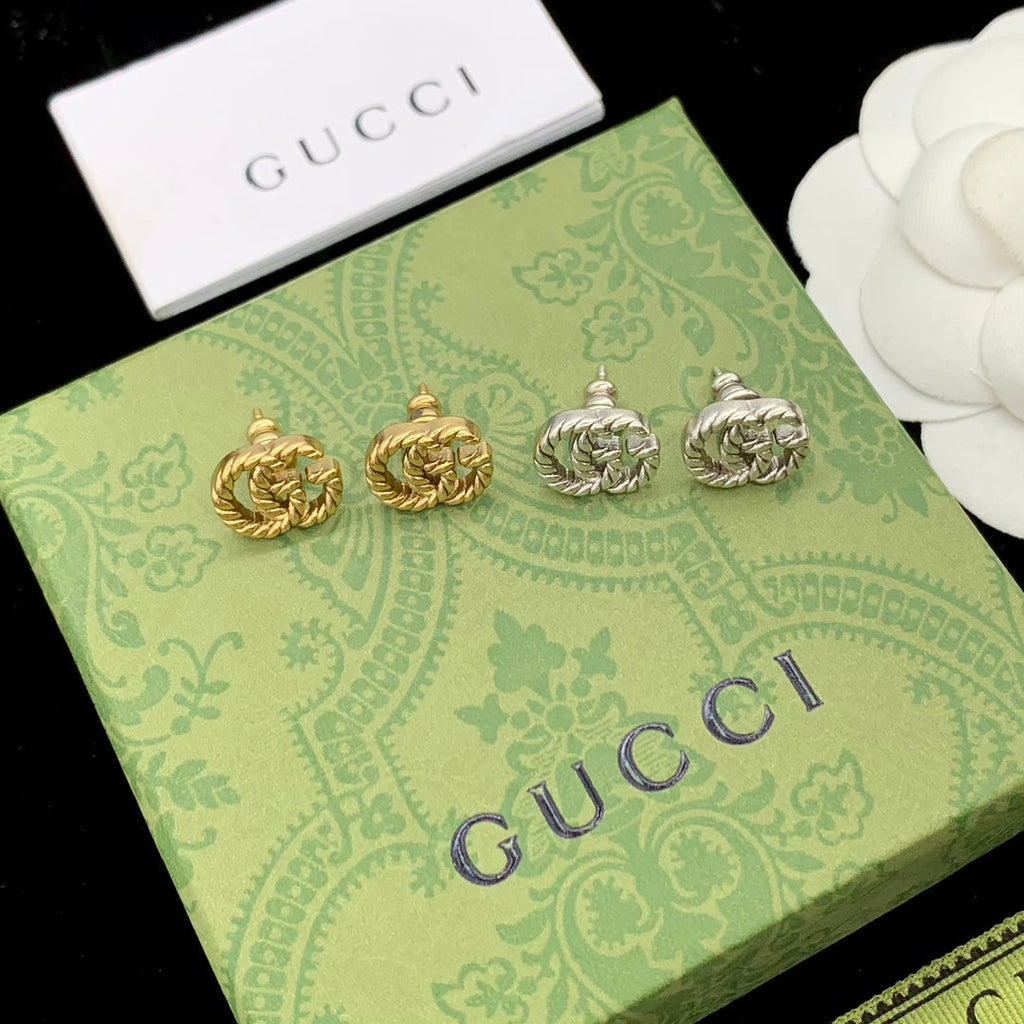 18K Double Gucci Earrings