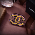 18K  Chanel Yellow Brooch