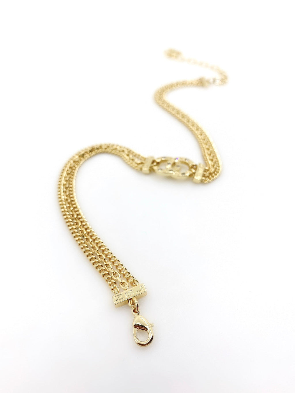 18K  Chanel Chain Choker Necklace