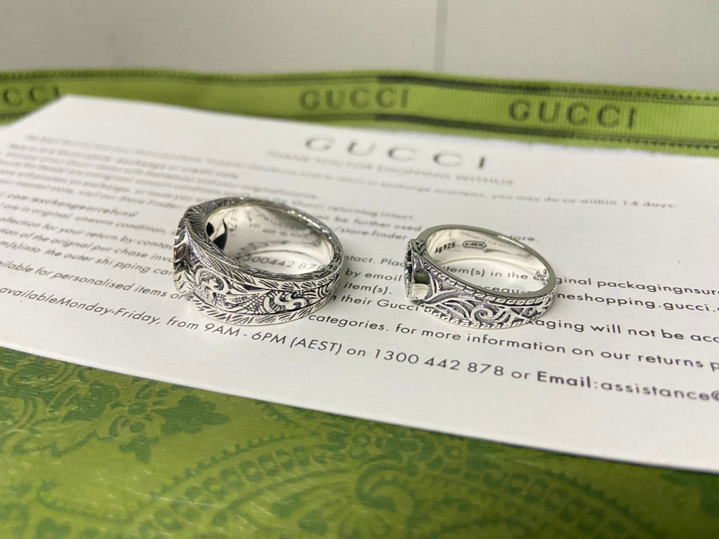 Double Gucci Interlocking Gucci Ring