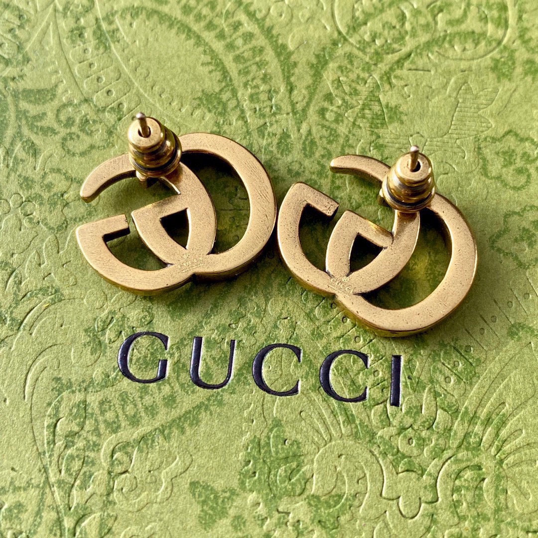 18K Double Gucci Earrings