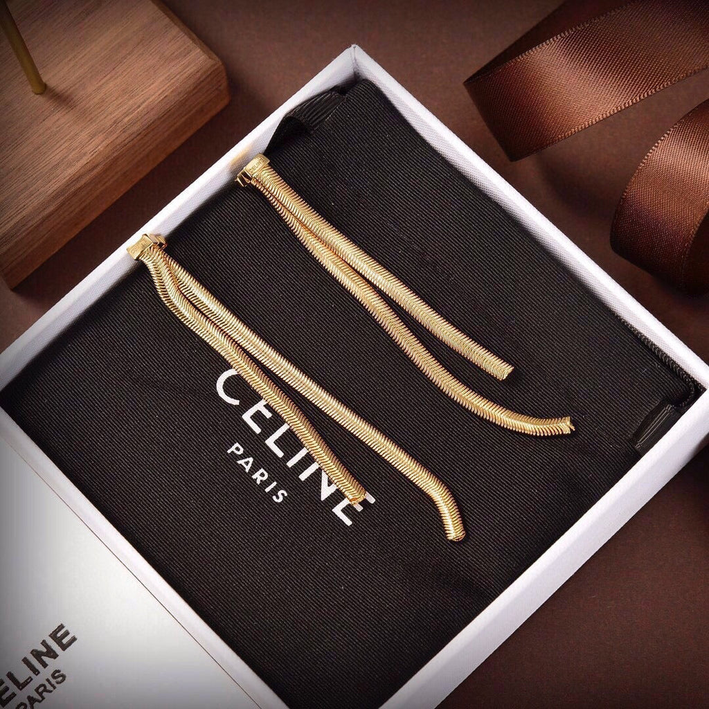 18K Celine Tassel Earrings