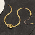 18K  Chanel Gold Choker Necklace