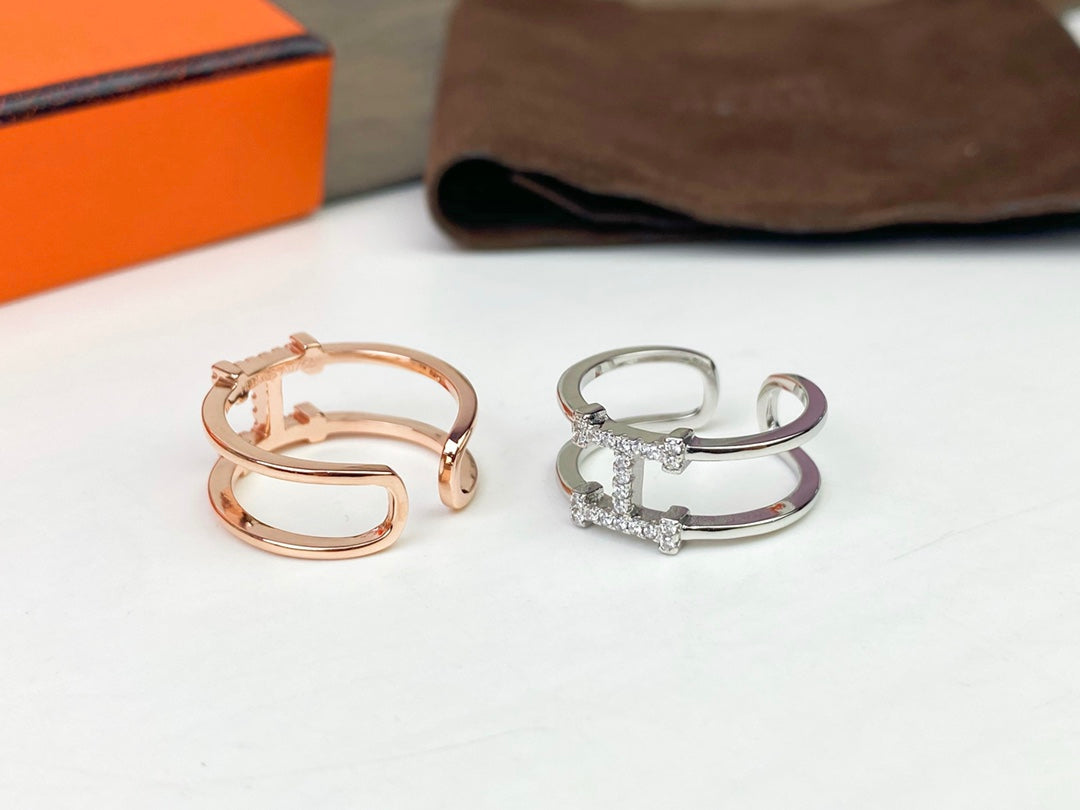 18K Ever Chaine D'ancre Hermes Ring