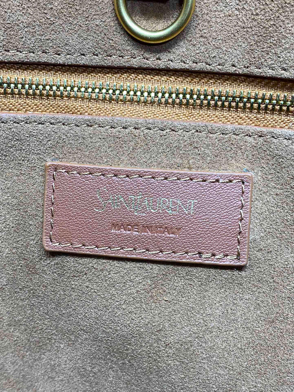 Y TOTE BAG 39 IN TAWNY BROWN CALFSKIN