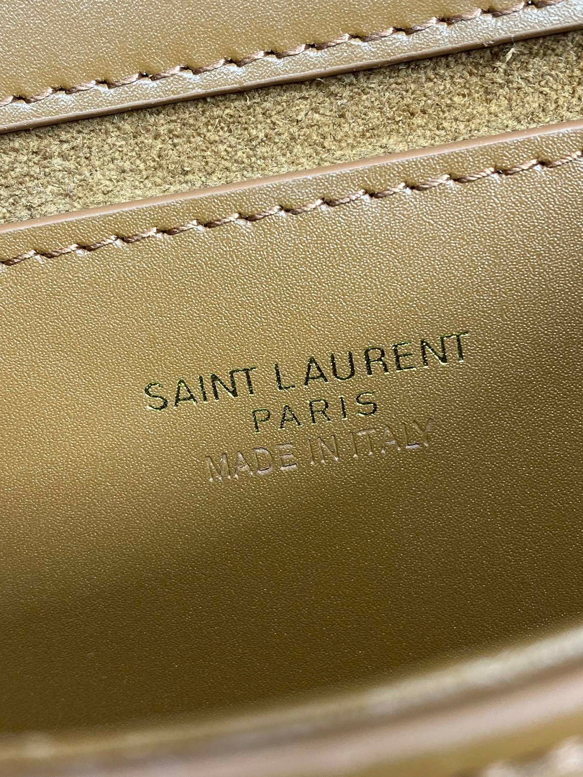 VOLTAIRE TOP HANDLE IN BOX 21 IN TAWNY BROWN CALFSKIN GOLD HARDWARE