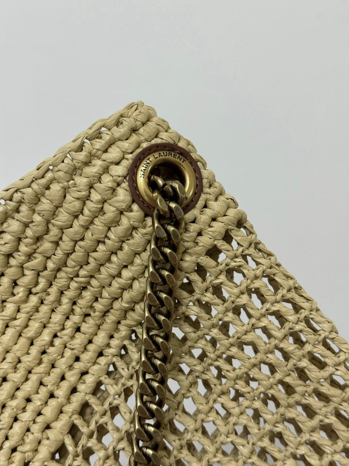 RAFFIA ICARE 55 BEIGE BROWN STRAW