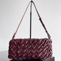 KELIMERO CHA-CHA CLUTCH 28.5 IN BURGUNDY LAMBSKIN