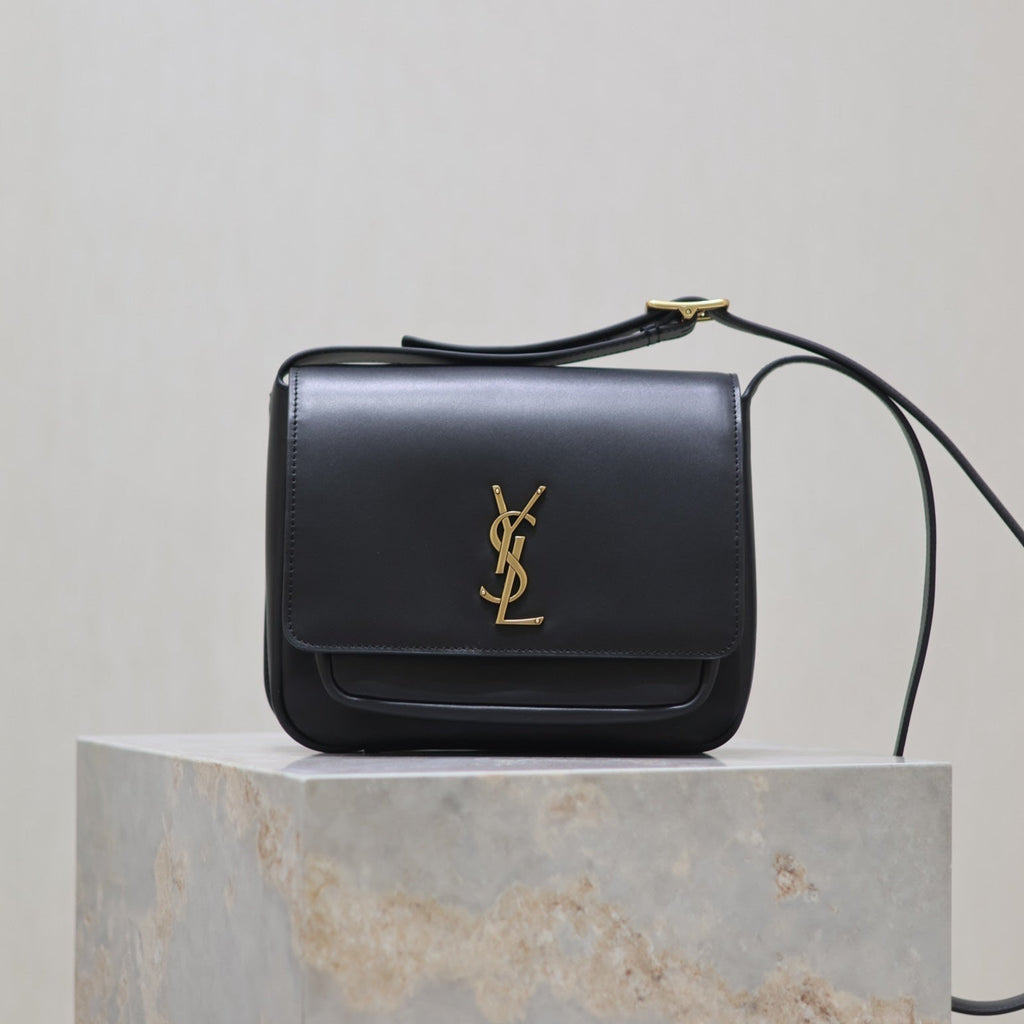 YSL 25S NIKI BABY 22 IN BLACK CALFSKIN GOLD HARDWRE