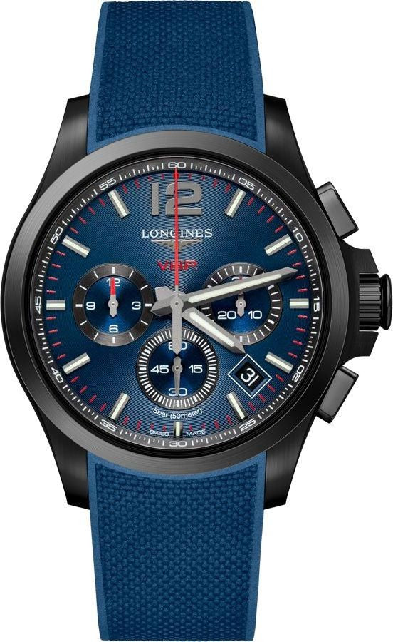Longines Conquest V.H.P. Blue Dial Quartz Men's Watch L3.717.2.96.9