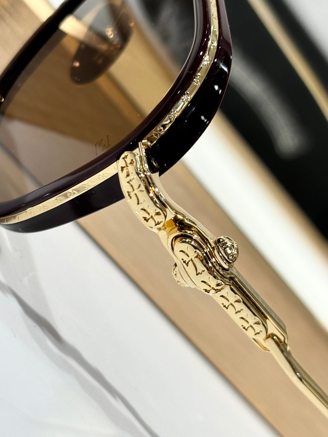 Chrome Hearts DANGER ZONE Sunglasses